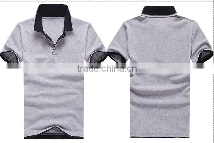 2015 hot sale short sleeeve polo shirts,cheap dry fit polo shirt for men,pure color men's polo