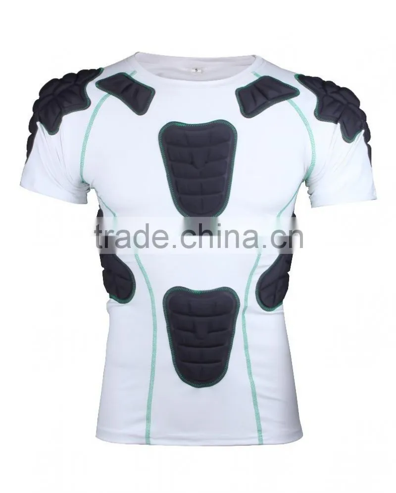 Honeycomb compression padded shirts safe guar sports wear