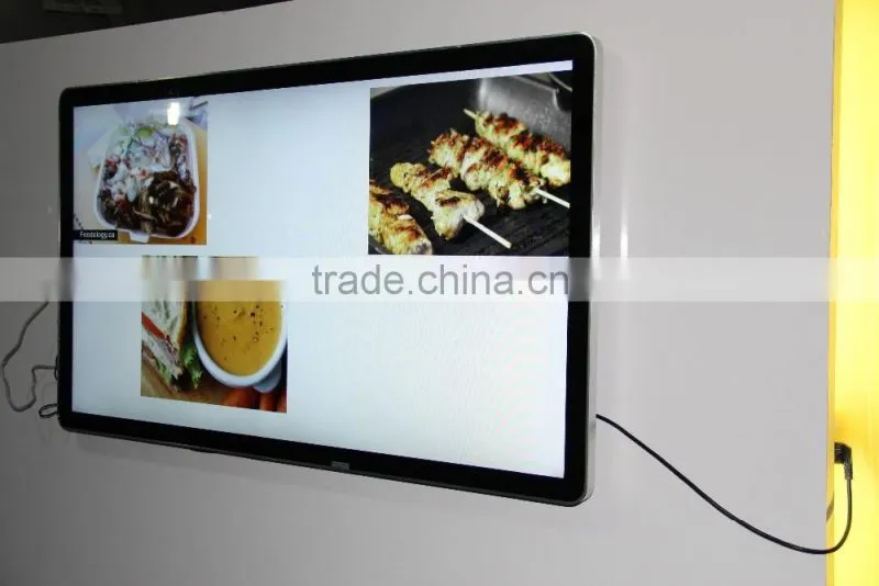 42inch new touch screen information kiosk advertising signs hd network media player