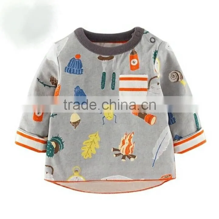2016 new arrival Baby clothes baby T-Shirt princenss girl Short- Shirt Hot Baby Girls Clothes Leaves Printe