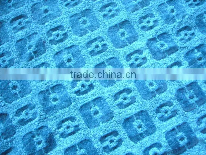 2013 China TOP10 100 polyester ant velvet crushed dyed fabric for sofa