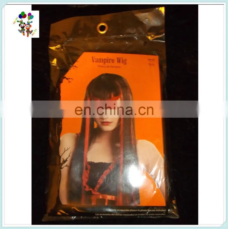 Ladies Fancy Dress Costume Fabulous Red Devil Halloween Wigs HPC-0022
