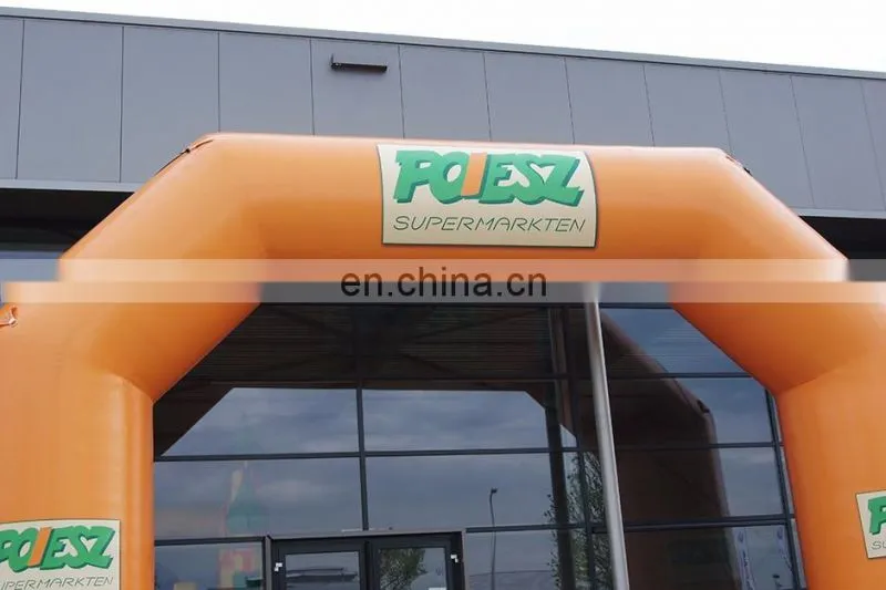inflatable orange commercial inflatable arch for sale
