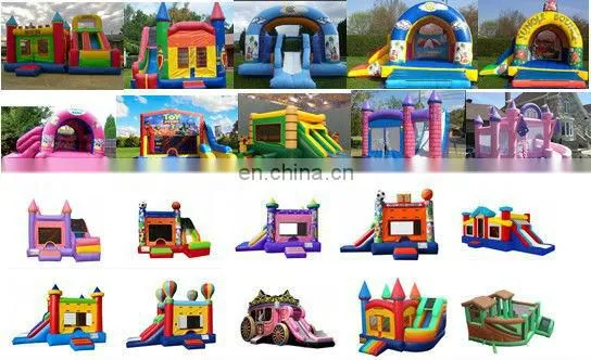 inflatable bouncer slide combo/jungle bouncer combo