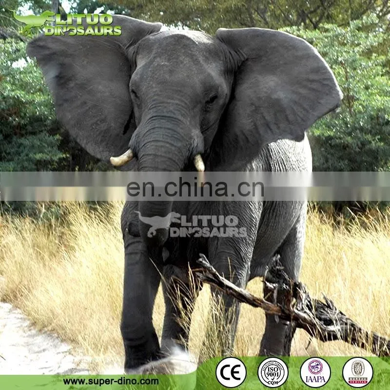 Professional animatronic elephant model life size elephant for sale