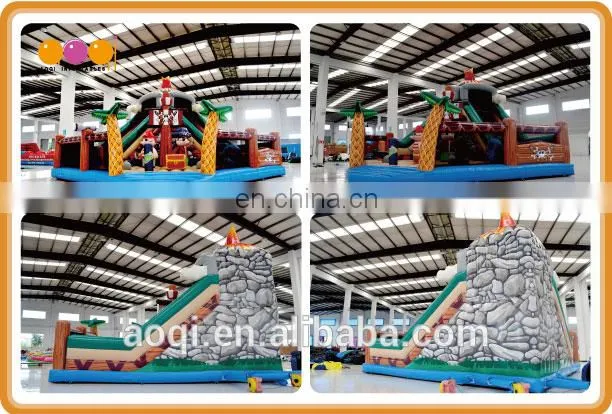 AOQI treasure hunt fun city commercial use outdoor inflatable fun city made from professional manufacturer