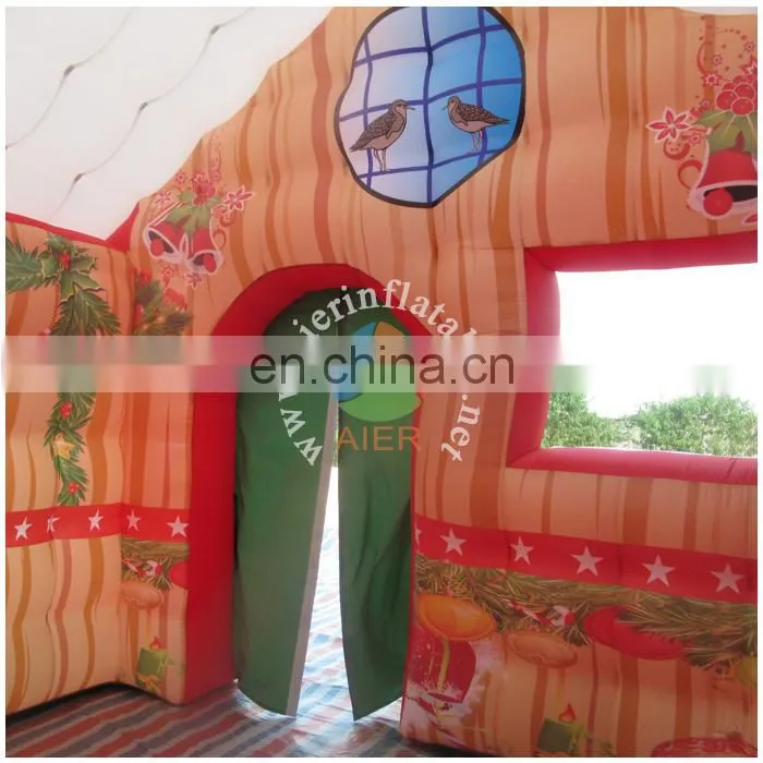 Beautiful inflatable christmas house,wholesale christmas decorations