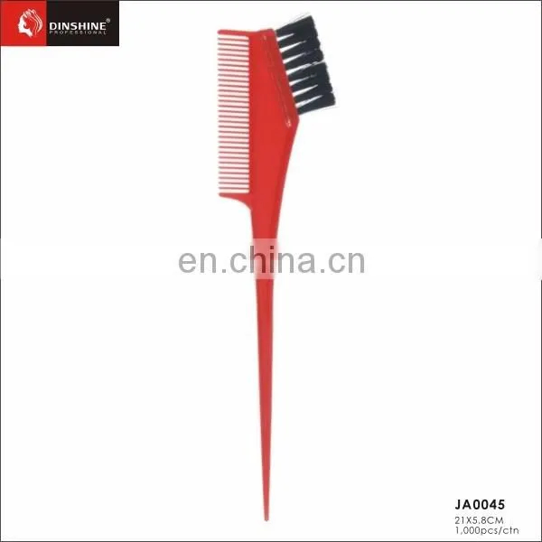 professional stylist plastic soft bristles hair dye brushes and combs for wholesale