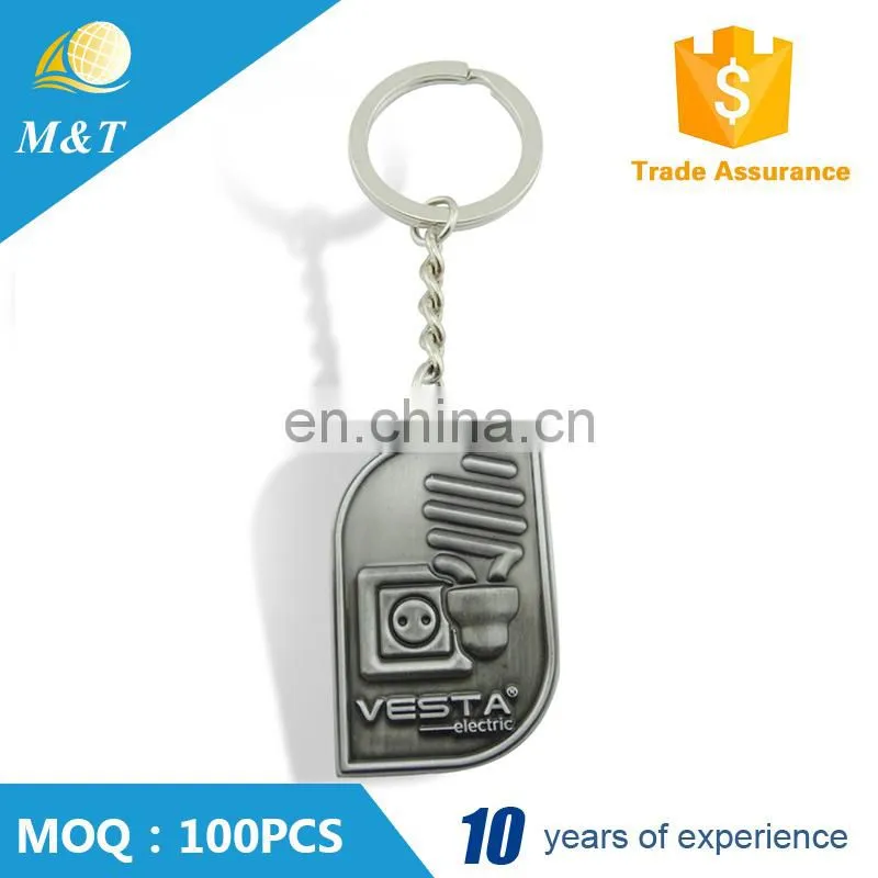 Cheap 3d design zinc alloy custom keychain