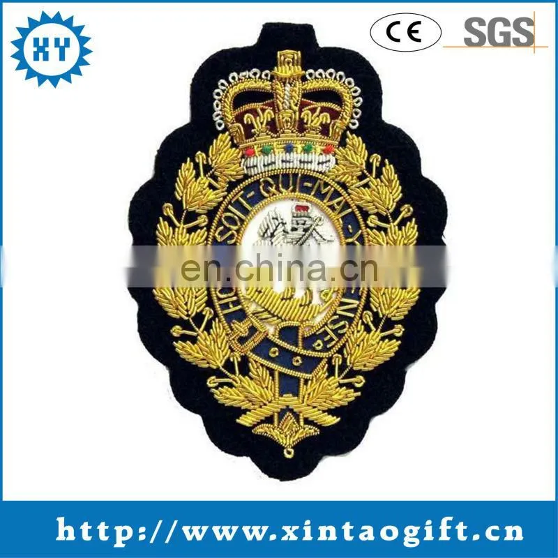 Supreme army embroidery patches badges of china factory