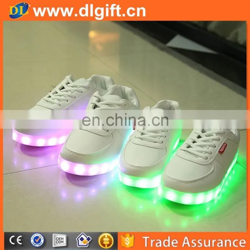 7 Colors Luminous Glow Shoes Unisex Led Men & Women 30-46 USB Rechargeable Light Led Shoes