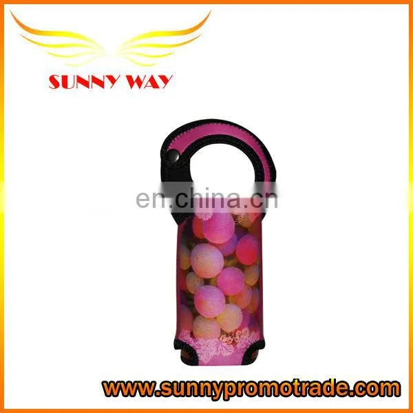 1 Bottle Wine Bag Insulating Neoprene with your logo