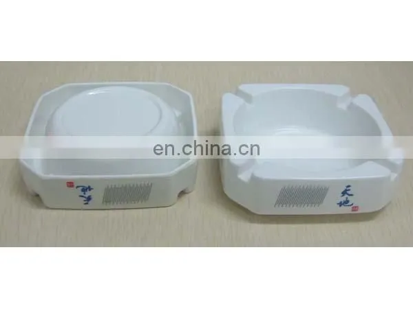 Pumpkim shape white color pocket plastic ashtray,car ashtray passed REACH