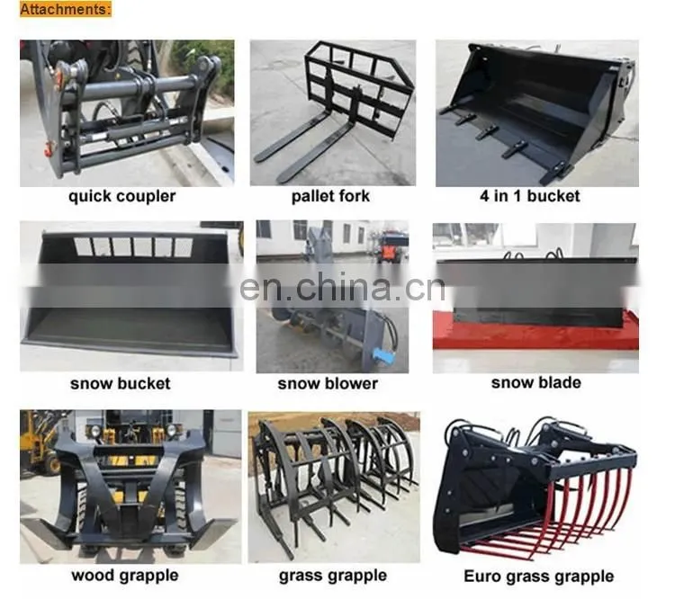 China cheap mini compact ZL12 wheel loader