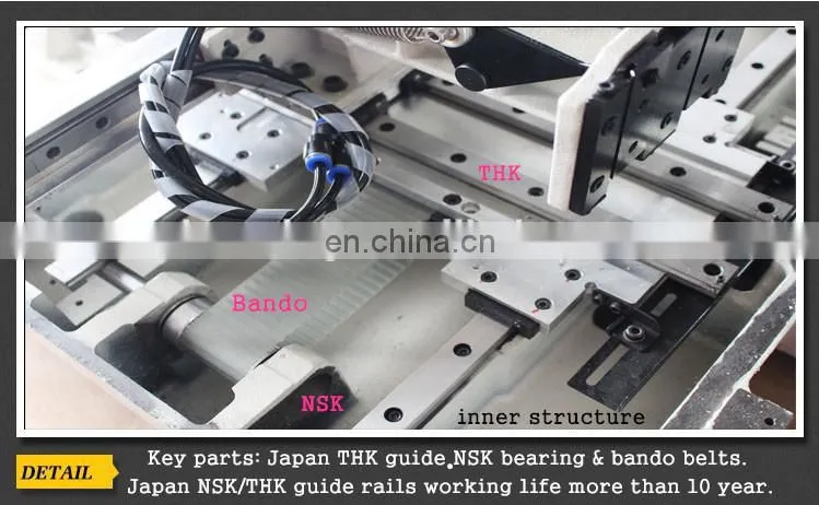 Automatic Pillow cushion circle tacking car sea sewing machine