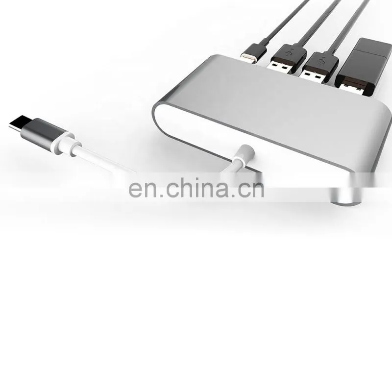 built in smart chip 4 in 1 usb type c adapter