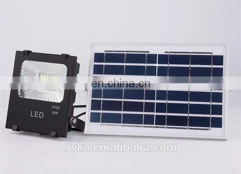 China Supplier Solar Outdoor Waterproof LED Flood Light IP65 10W 20W 30W 50W Energy Saving