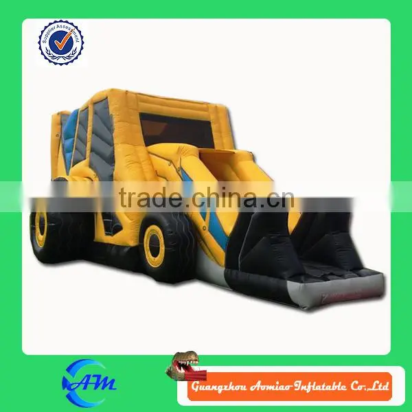 inflatable bulldozer inflatable digger shape inflatable bouncer for sale with low price