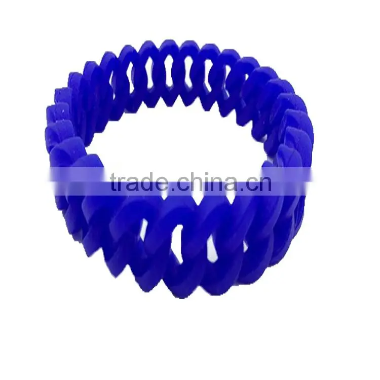 HuiZou Youngsilicone hottest sale bracelet eco-friendly silicone material wrap bracelet braided silicone bracelets