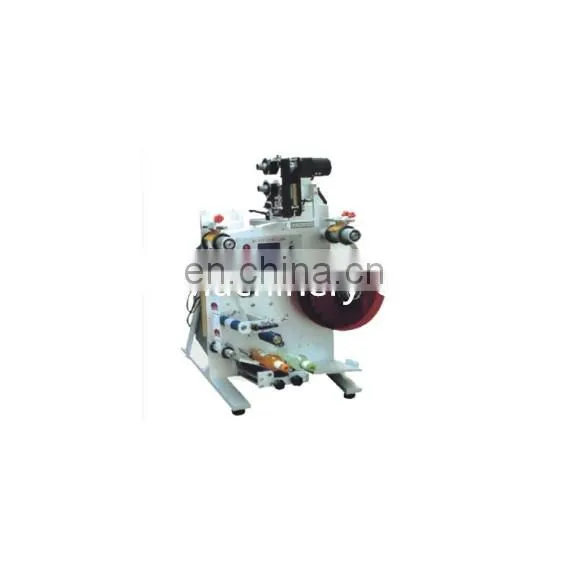 semi automatic manual labeling labelling machine for round bottles