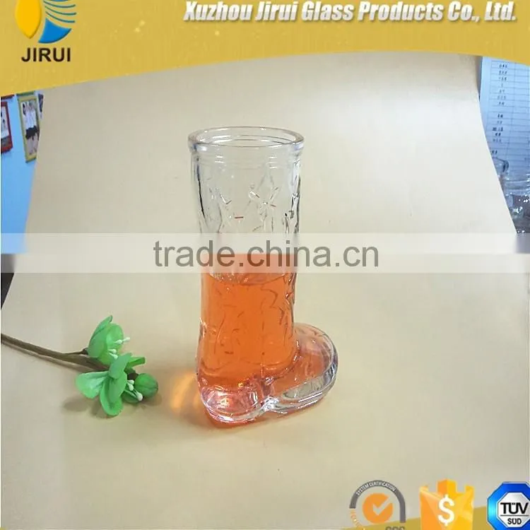 big boots shape glass beer cup