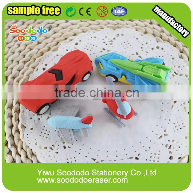 cool racing car eraser rubber made product for boys