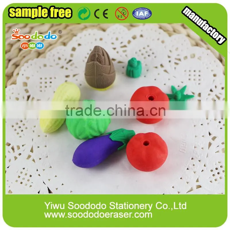 fruit shape cartoon Japanese fruit eraser for kids