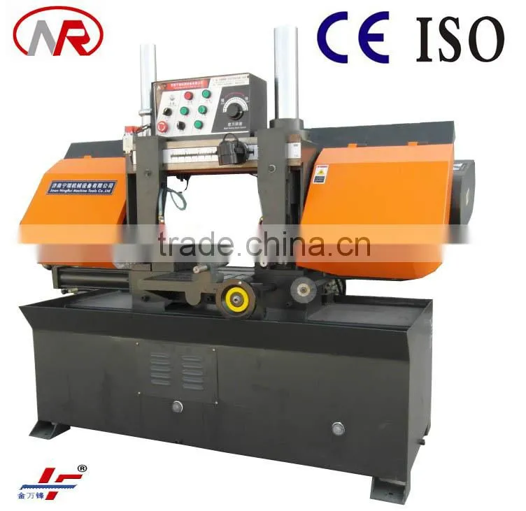 GZ4230 Double Column Hydraulic Horizontal band saw machine log saw cutting machine