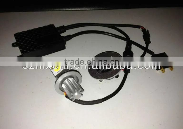 Higher power 12V/24V 50W car LED headlight, 2200 lumen