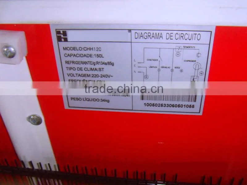 Bd/bc Small Mini Commercial Deep Freezer Chest Freezer