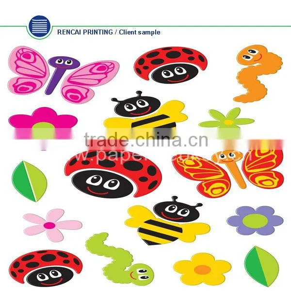 2014 Cartoon fish fashion promotion pvc sticker,window sticker,car body sticker