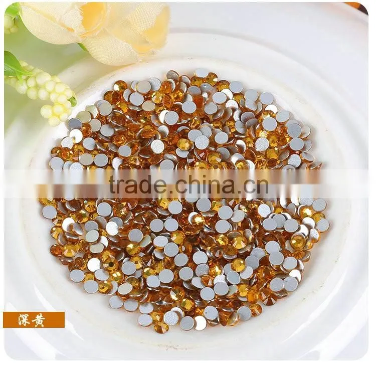 Strong glue flat back gray rhinestone for newest heat transfer motif,hot fix crystal ab for t-skirt design