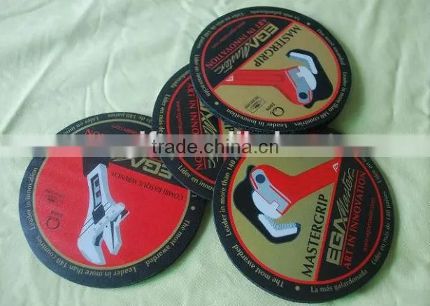 custom printed bar coasters, cardboard bar coasters die cut shape