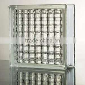 House decoration clear glass brick