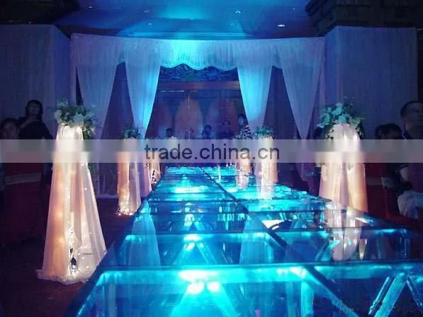 tempered laminated glass for T-show stage