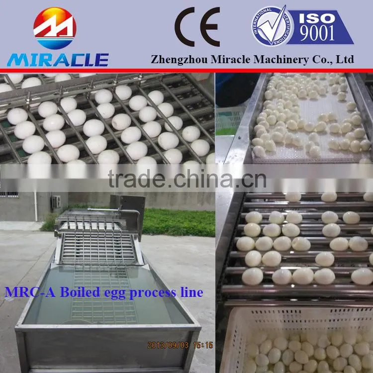 Full stainless steel Hard boiled chicken egg breaking machine