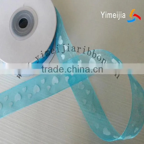 Wholesale printing organza ribbon,mesh ribbon,net ribbons