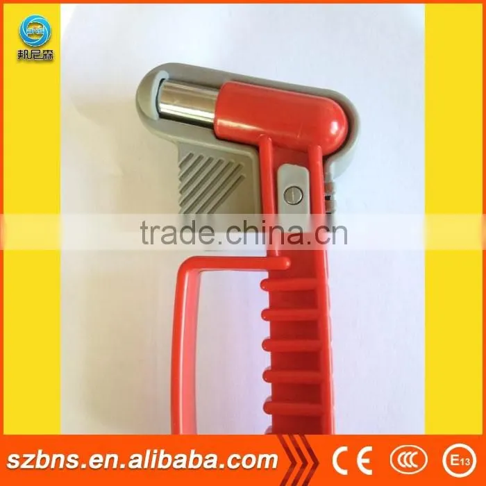 2 in 1 Car Seat Safety Belt Cutter Bus Emergency Safety Hammer with Holder