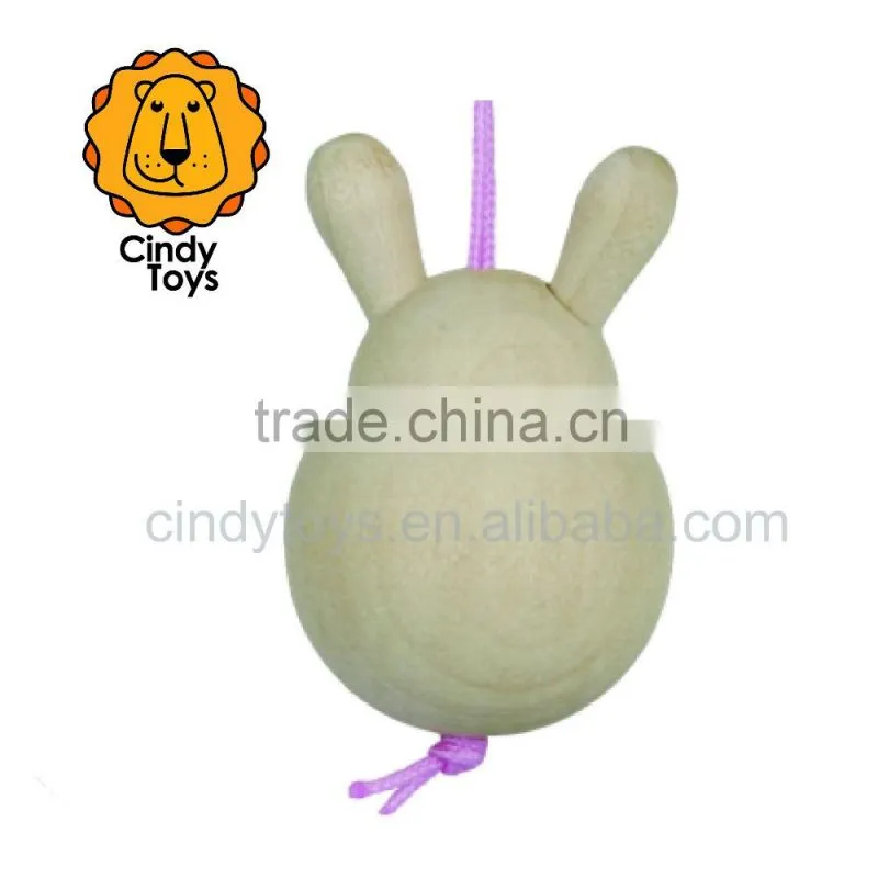 DIY Wooden Hanging Ornament Easter Bunnies set of 5 for Easter
