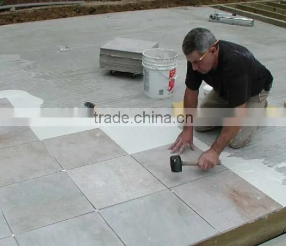 Corrogated Fiberglass Board Used as Underlay for Deck