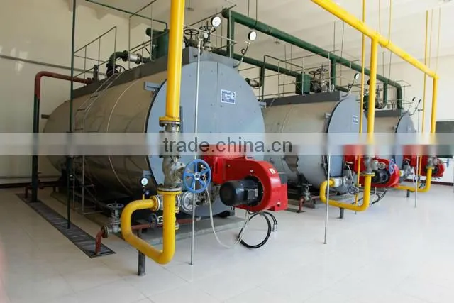 Factory Price WNS Series 0.5-2t Three Pass Industrial Gas Oil Fired Steam Boiler