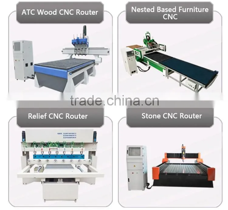 Low cost 1325 mini 3d 4 axis wood cnc router