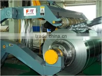 steel coil rewinder with hold down arms device