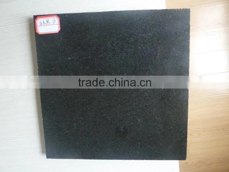 Shandong Black Granite Paving Stone Good quality with Good Price