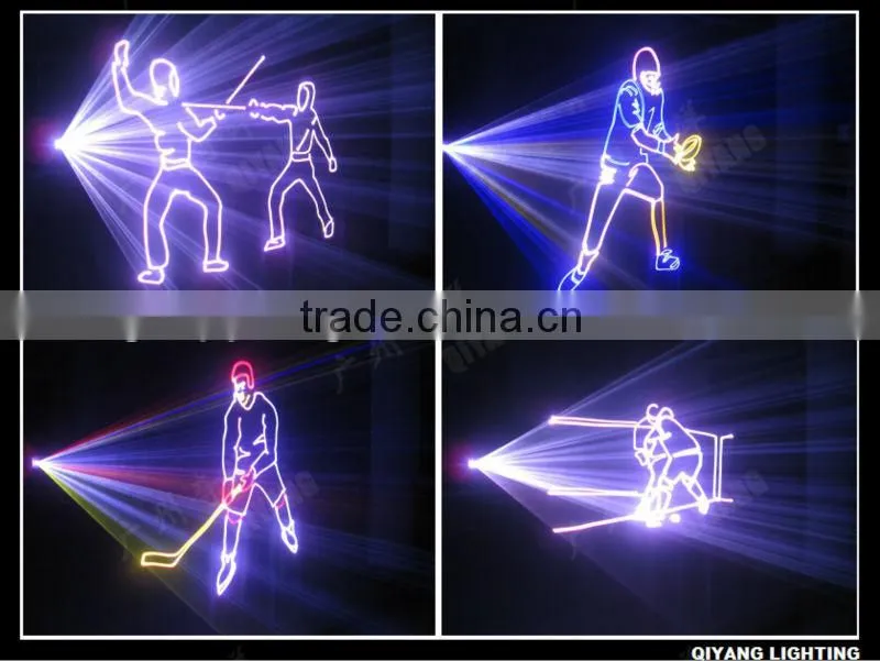 5W 40K ILDA animation RGB programmable laser lights