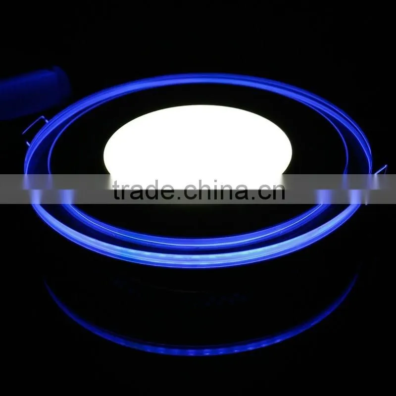 Hongzhun new product 6w 12w 18w glass panel with warranty 2 years