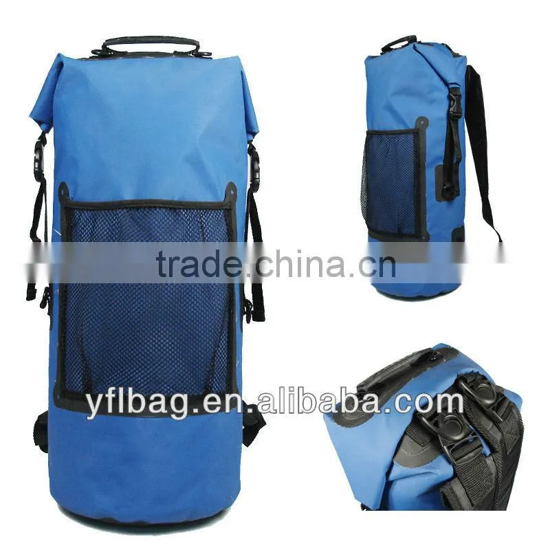 25L TPU PVC cylinder outdoor roll top waterproof backpack
