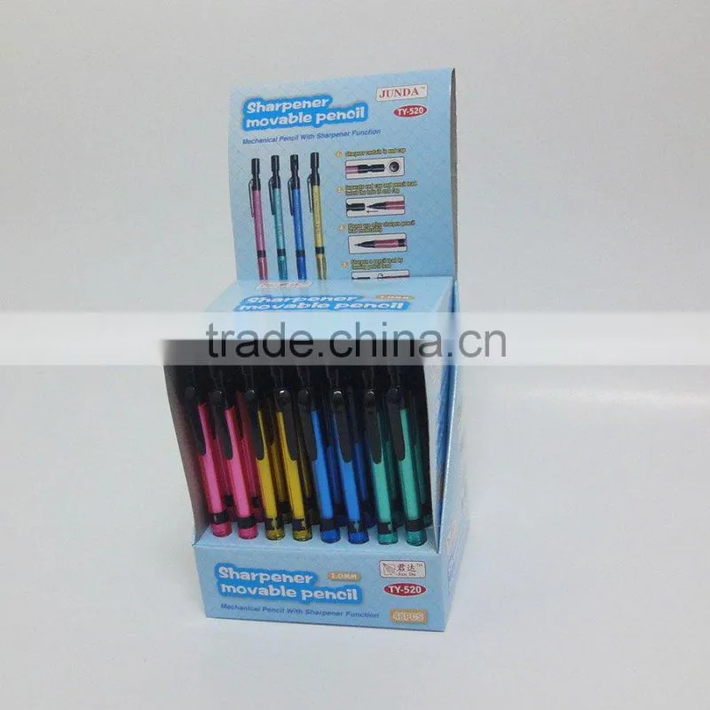 color plastic propelling pencil