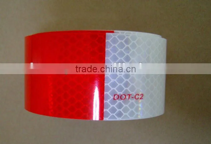 Micro prismatic diamond grade safety conspicuity reflective tape for vehicle,truck and car