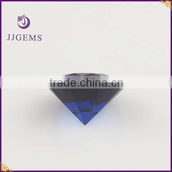 High quality 34# synthetic stone blue sapphire prices